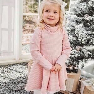 Love & Grow Pink Clara Dress 4T